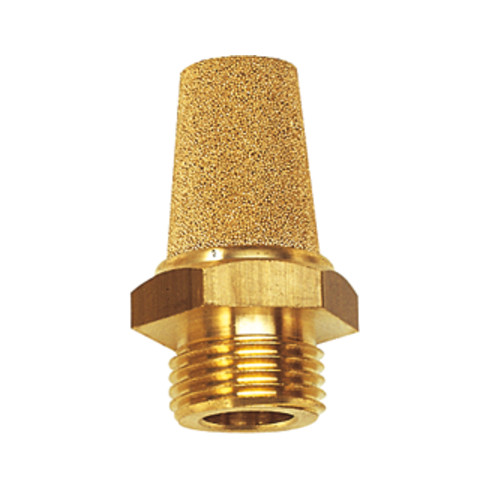Riegler Silencieux en bronze fritté, filetage MS/hexagonal, G 1/8, SW 12
