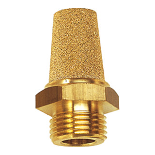 Riegler Silencieux en bronze fritté, filetage MS/hexagonal, G 3/4, SW 30