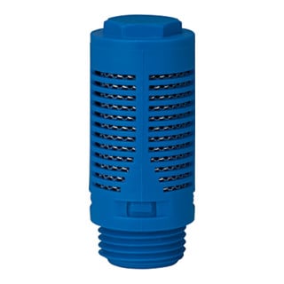 Riegler Silencieux plastique G 3/4, maille acier/remplissage bande coton