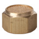 Riegler Sinterbronce-Schalldämpfer, flach, G 1/2 i., SW 24-1