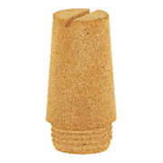 Riegler Sinterbronce-Schalldämpfer, Schlitz, G 1/2, 0 - 8 bar
