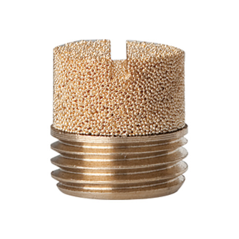 Riegler Sinterbronce-Schalldämpfer, Schlitz, G 1/8, max. 10 bar
