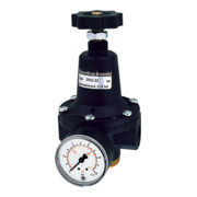 Riegler Soupape de limitation de pression, avec manomètre, G 1/2, 0,5 - 5,5 bar-1
