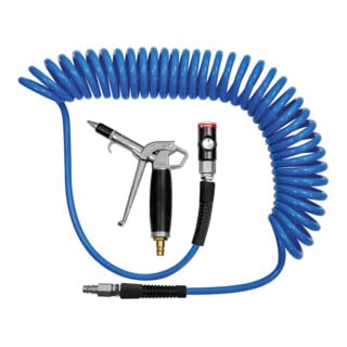 Riegler Spiralschlauch-Pistolen-Set Typhoon, PU-Schlauchdurchmesser 10x6,5, max. 3 m