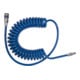 Riegler Spiralschlauch-Sicherheitskupplung-Set, PUR, Schlauchdurchmesser 12x8, 8,0 m