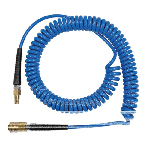 Riegler Spiralschlauch-Standardkupplung-Set, PU, Schlauch-ø 10x6,5, 10 m