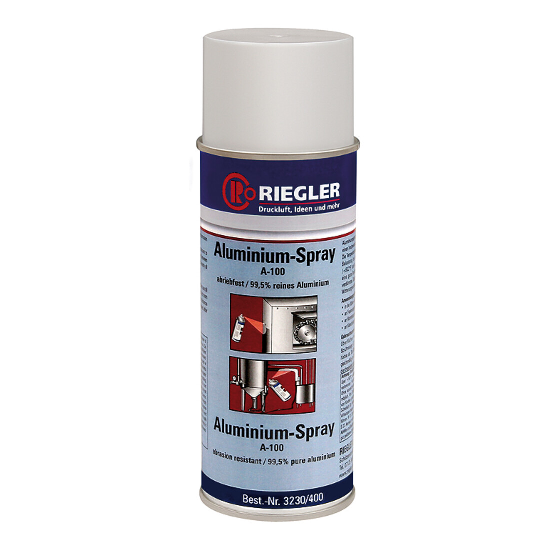Riegler Spray Aluminium, Température max 800 °C, 400 ml