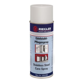 Riegler Spray d'entretien en acier inoxydable, Température -17°C à 120°C, 400 ml
