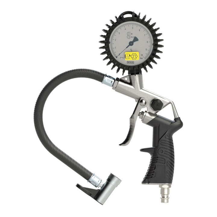 Riegler Stand.-Handreifenfüllmesser HS, Mano Durchmesser 63 mm, geeicht, 0-10 bar