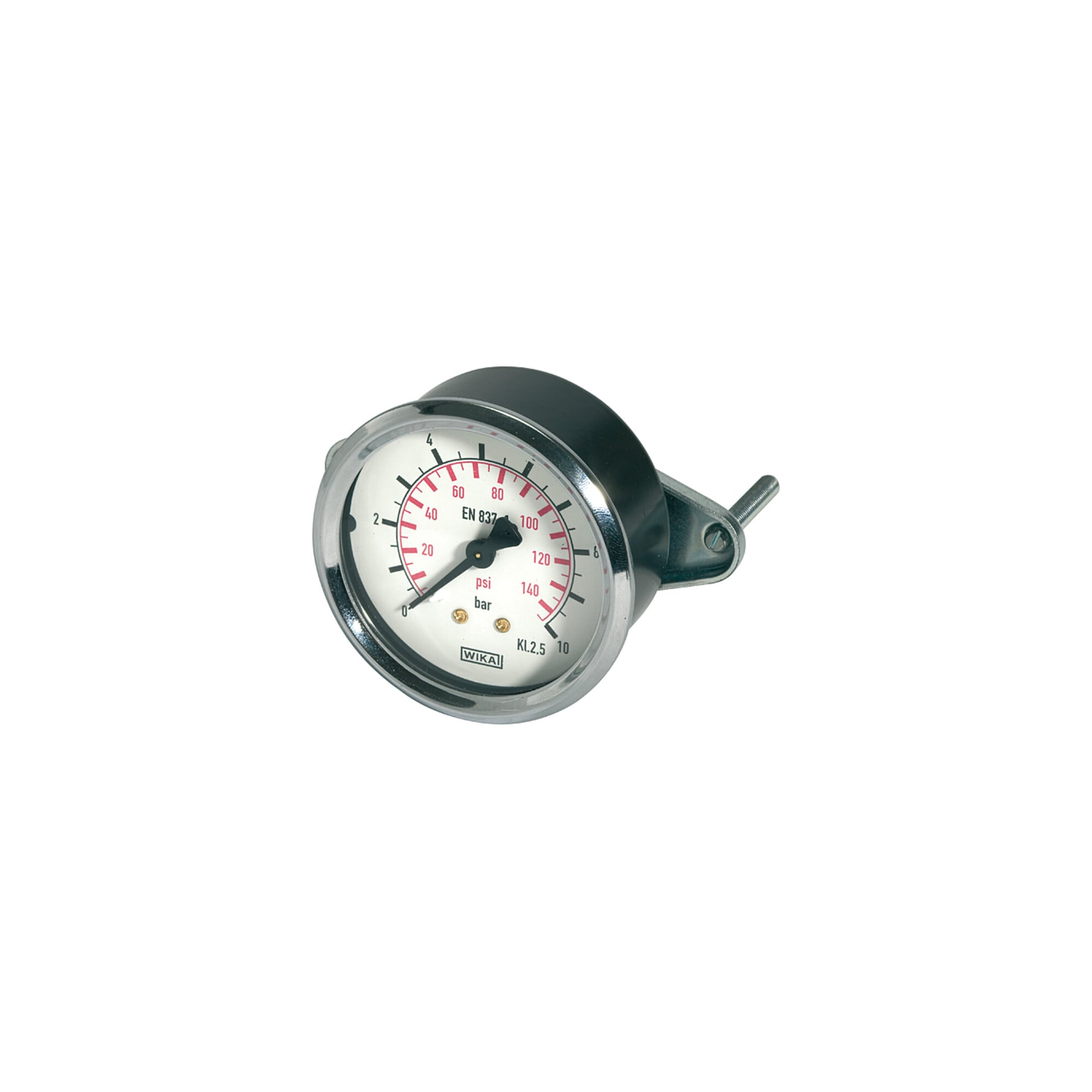 Riegler Standardmano, Dreikantfrontring, G 1/4 hinten, 0 - 1,6 bar, Ã ̃ 50