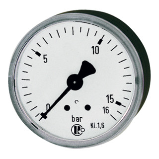 Riegler Standardmano, KS-G., G 1/4 arrière centré, -1 / 0,0 bar, Ø 63