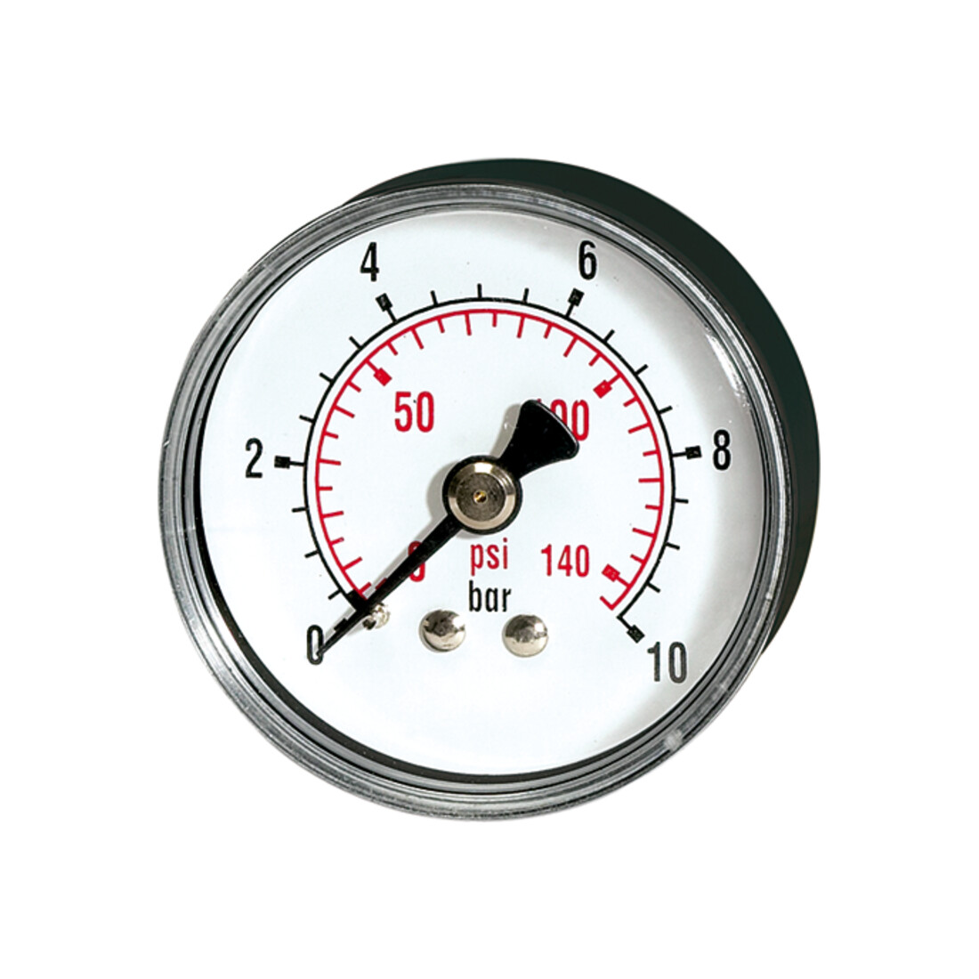Riegler Standardmano »pressure line« G 1/4 arrière, 0-2,5 bar/36 psi, Ø 63