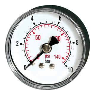 Riegler Standardmano »pressure line« G 1/4 hinten, 0-1,6 bar/23 psi, Ã˜ 50