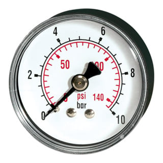 Riegler Standardmano »pressure line« G 1/4 hinten, 0-4,0 bar/56 psi, Ã˜ 50