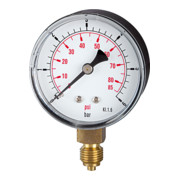 Riegler Standardmano »pressure line« G 1/4 unten, 0-1,0 bar/15 psi, Ã˜63