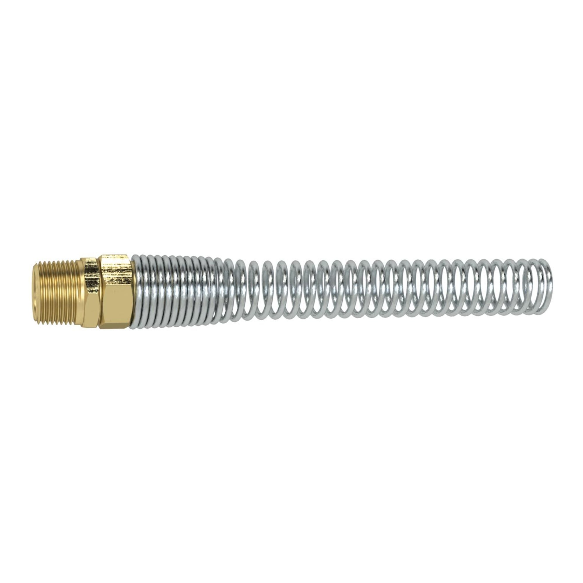 Riegler Starre Verschraubung, Knickschutzfeder, G 3/8, Schlauch-Ã ̃ 8x6, KSF3886ST