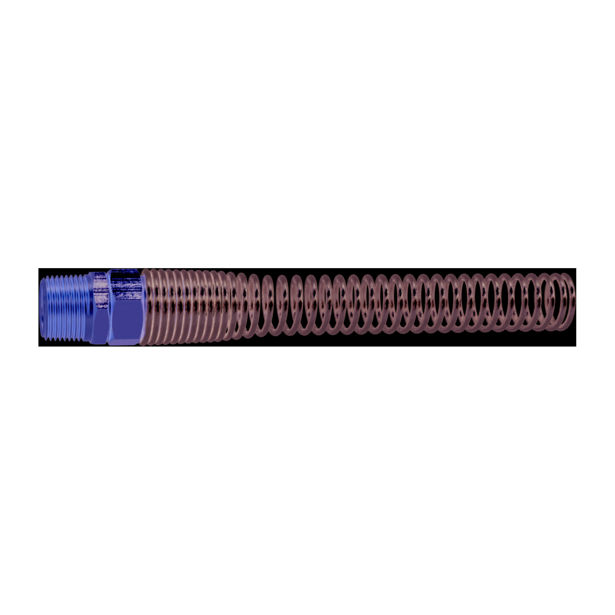 Riegler Starre Verschraubung, Knickschutzfeder, G 3/8, Schlauch-Ã ̃ 8x6, KSF3886ST