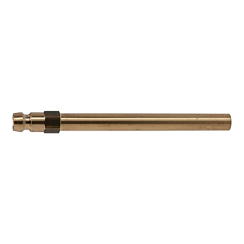 Riegler Stecknippel-Rohr DN 5, Rohr-Außen-Ø 8 mm, SW 9, Länge 63 mm