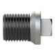 Riegler Stopfen 290, AG, R 1 1/2, schwarzer Temperguss feuerverz.