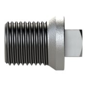 Riegler Stopfen 290, AG, R 1 1/2, schwarzer Temperguss feuerverz.-4