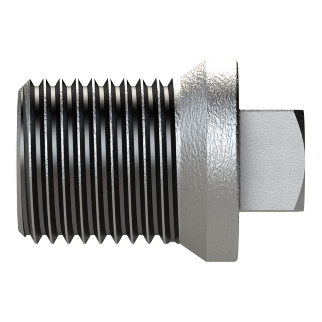 Riegler Stopfen 290, AG, R 2, schwarzer Temperguss feuerverz.