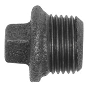 Riegler Stopfen 290, mit Rand, R 2 a. Temperguss schwarz-1