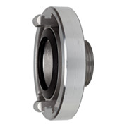 Riegler Storz-Festkupplung, Alu, Storz-Größe 38, KA 51 mm, G 1 1/4 AG