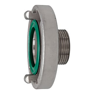 Riegler Storz-Festkupplung, Edelstahl V4A, Storz-Größe 52-C, G 1 1/4 AG