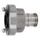Riegler Storz-Kupplung, Stutzen, drehbar, Alu, Storz-Größe 52-C, LW 38-1