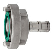 Riegler Storz-Kupplung, Stutzen, drehbar, ES V4A, Storz-Gr. 110-A, LW 100-1