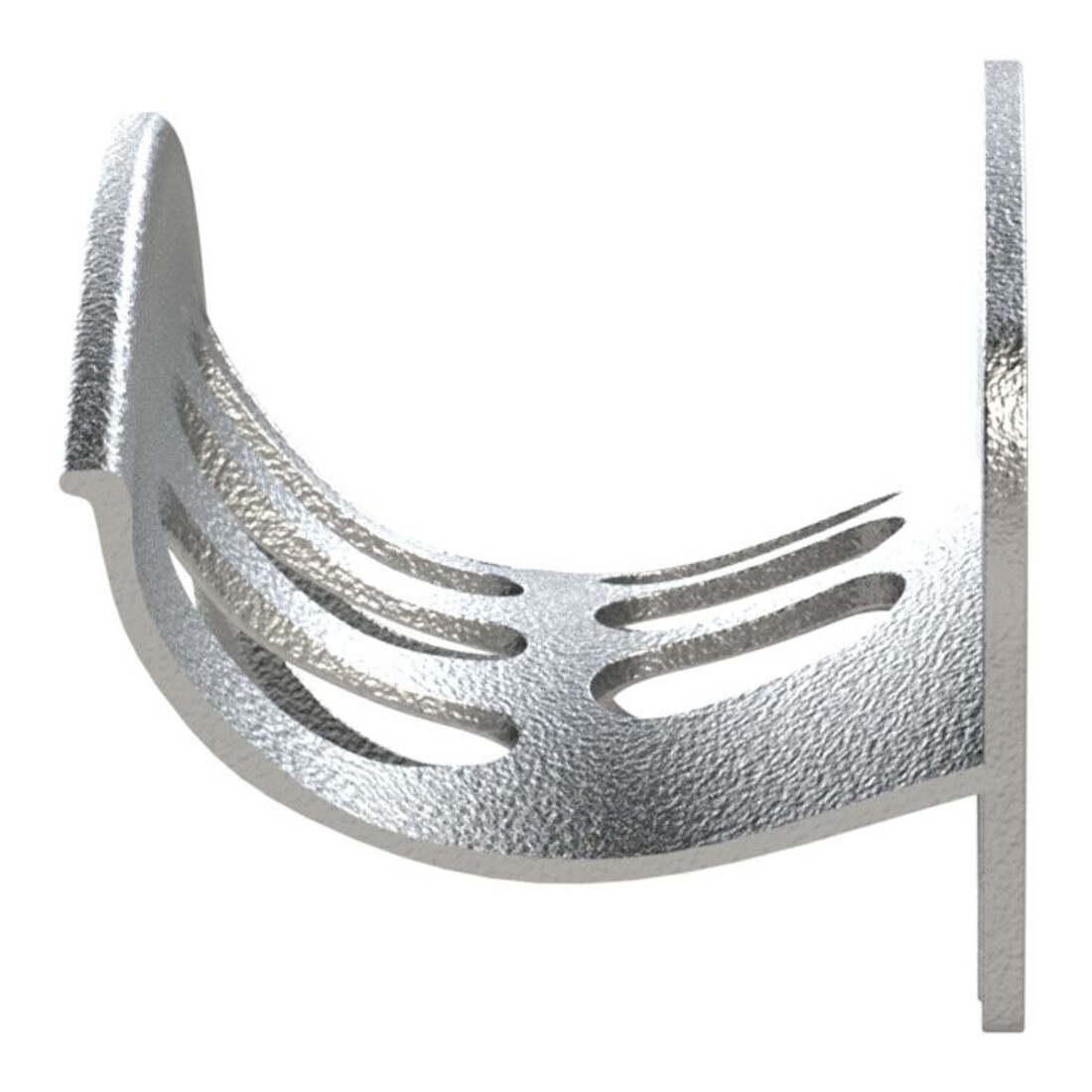 Riegler Support de tuyau, aluminium brut, maxi