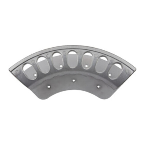 Riegler Supporto per tubi flessibili, alluminio non verniciato, grande