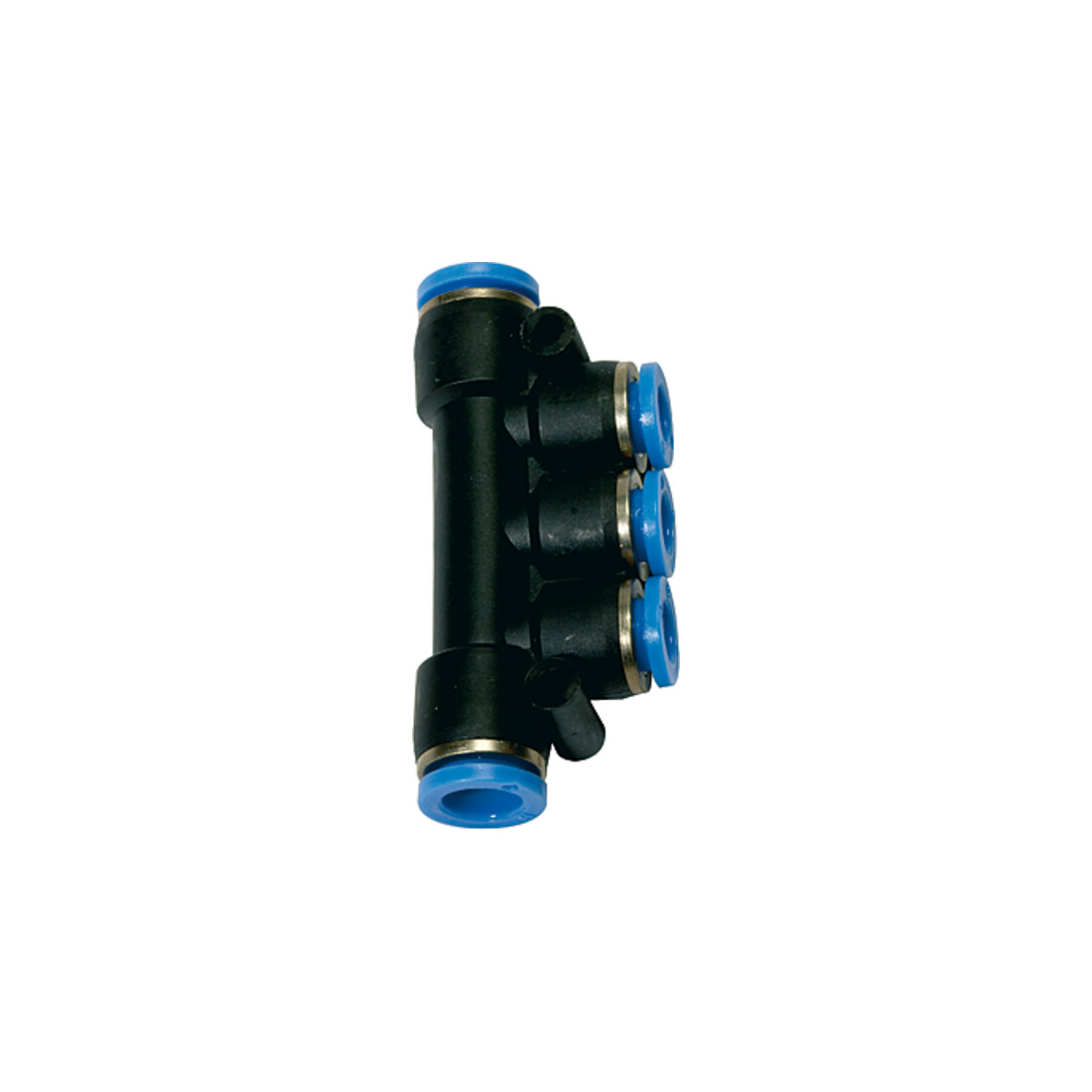 Riegler T-Dérivateur multiple, raccords à fiche « Série bleue », Ø raccord 2x8/3x6