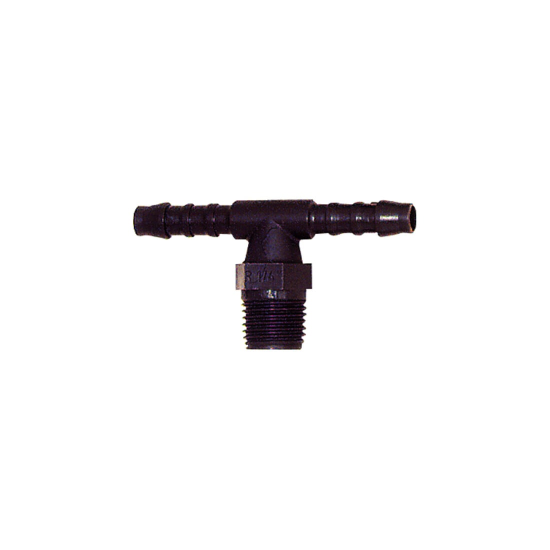 Riegler T-Einschraubstutzen, R 1/4 a., für Schlauch LW 4 mm, SW 14, PA 6