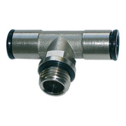 Riegler T-Einschraubverschr. »value line« drehbar G1/4 a., MS vern. Ã˜8mm