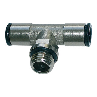 Riegler T-Einschraubverschr. »value line« drehbar G1/8 a., MS vern. Ã˜4mm