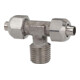 Riegler T-Einschraubverschraubung, R 1/4 a., für Schlauch 10/8, ES 1.4404