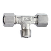 Riegler T-Einschraubverschraubung, R 1/8 a., Rohr-Außen-Ã˜ 8, ES 1.4571