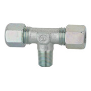 Riegler T-Einschraubverschraubung, R 1/8 a., Rohr-Außen-Ã˜ 4, Stahl verz.-1