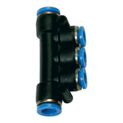 Riegler T-Mehrfachverteiler, Steckanschl. »Blaue Serie«, Schl.-Ã˜ 2x8/3x6-1