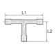 Riegler T-raccord de réduction, pour tuyau LW 8/4/8 mm, POM