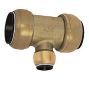 Riegler T-Réducteur MS, « sharkbite » pour tube Ø1 22 mm, pour tube Ø2 15 mm-1