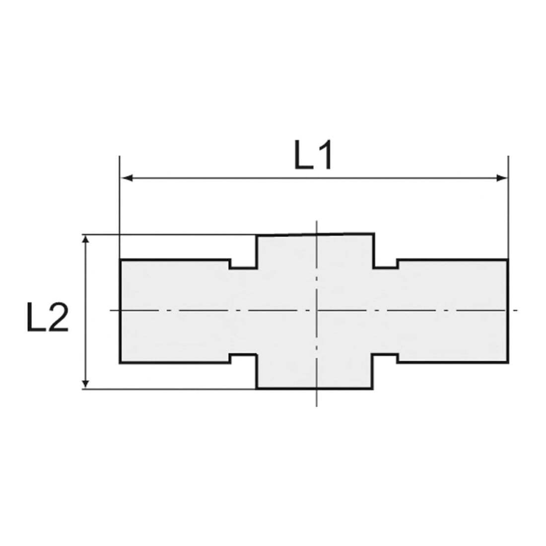 Riegler T-Ringstück, für Hohlschraube G 1/4, Schlauch-Ø 8 mm, MS vern.