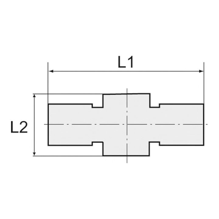 Riegler T-Ringstück, für Hohlschraube G 1/8, Schlauch-Ã˜ 4 mm, MS vern.