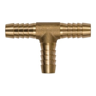 Riegler T-Schlauchverbindungsstutzen, für Schlauch LW 9 mm, Messing