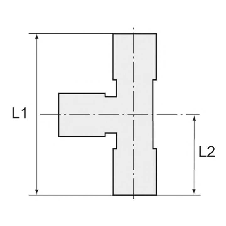 Riegler T-Serre-câble »Série Bleue«, forme L, pivotant, R 3/8 a., Ø12 mm