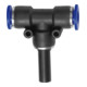 Riegler T-Steckverb., Stecknippel 6 »Blaue Serie«, Schl.-Ã˜ 6-1
