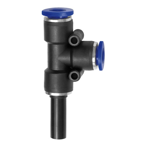 Riegler T-Steckverbind., Stecknippel 10mm »Blaue Serie« L-Form, Schl.-Ã˜6