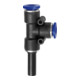 Riegler T-Steckverbind., Stecknippel 12mm »Blaue Serie« L-Form, Schl.-Ã˜10-1