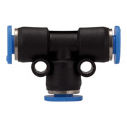 Riegler T-Steckverbindung  »Blaue Serie « mini, red., Schlauch-Außen-Ã˜ 4/3, PGR-43